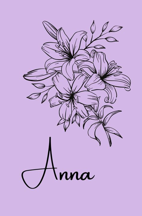 Anna Name Wallpaper, Anna Tattoo Name, Anna Asthetic, Anna Wallpaper, Anna Name, Fantasy Place, Fancy Writing, Calligraphy Name, Aesthetic Names