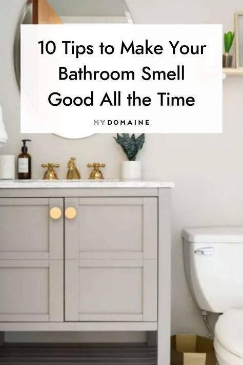 Smelly Bathroom, Plant Decor Living Room, Bathroom Fragrance, Bathroom Odor, Cottagecore Living, Bathroom Hacks, Bathroom Baskets, House Smell Good, Diy Toilet