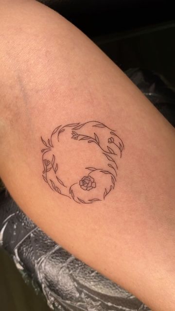 Golden Doodle Fine Line Tattoo, Dog Memorial Tattoos Fine Line, Bernedoodle Tattoo, Dog Tattoo Ankle, Tiny Tattoos Dog, Dog Tattoo Poodle, Goldendoodle Tattoos, Golden Doodle Tattoo Outline, Dog Memorial Tattoo Ideas