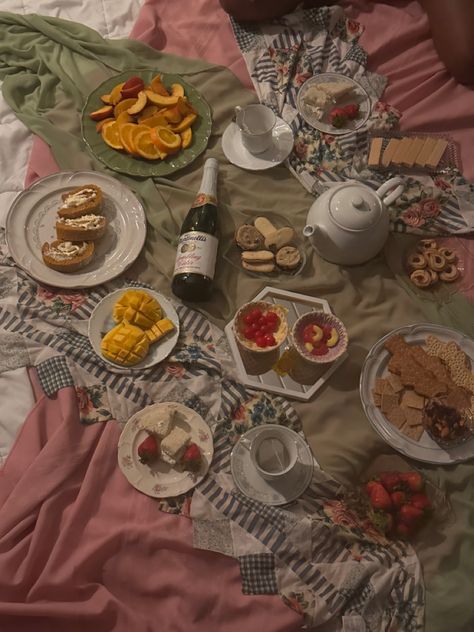 Tea Party With Friends, Tea Party Sleepover, Rooftop Tea Party, Tea Party With Friends Aesthetic, Whimsical Tea Party, Tea Party History, Royalcore Tea Party, Trippy Tea Party, Abandoned Tea Party