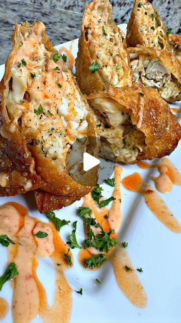 Lump Crab Egg Rolls Recipes, Canned Lump Crab Recipes, Sea Food Meals, Jumbo Lump Crab Meat Recipes, Claw Crab Meat Recipes, Lump Crab Sauce, Crab Egg Rolls Recipes, Crab Recipes Lump, Food To Eat For Dinner