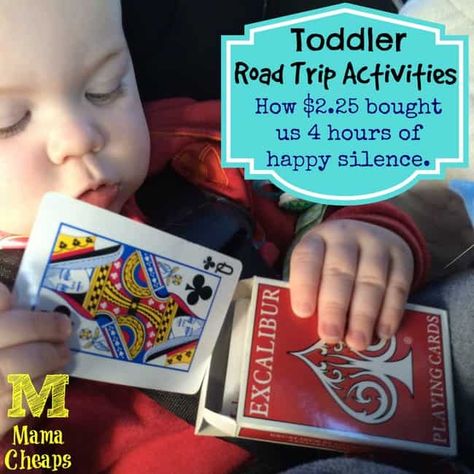 26 Essential Camping Trip Dollar Store Supplies | Mama Cheaps® Toddler Road Trip Activities, Road Trip Boredom Busters, Toddler Road Trip, Cards Cake, Disney Cruise Fish Extender, Trip Activities, Car Activities, Uno Cards, Road Trip Activities