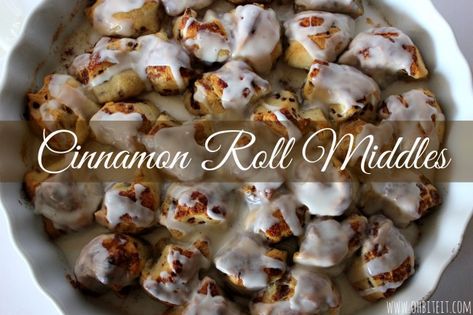 ~Cinnamon Roll Middles! | Oh Bite It Pillsbury Cinnamon Rolls, Breakfast Breads, Breakfast Time, How Sweet Eats, Cinnamon Roll, Favorite Desserts, Yummy Breakfast, My Favorite Part, Cinnamon Rolls