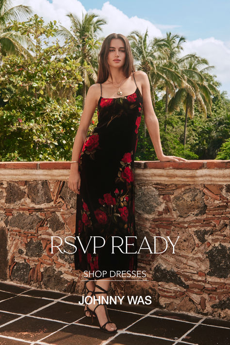 Rich reds and luxe velvets designed for a season of sophisticated revelry. Womens Boho Dresses, Nice Dinner, Half Slip, Slip Dresses, Floral Sundress, Silk Slip Dress, Boho Dresses, Silk Slip, Midi Maxi Dress