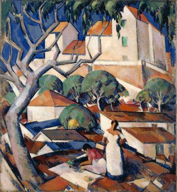 J. D. Fergusson at the Hunterian | Down by the Dougie Duncan Ferguson, Scottish Colourists, John Duncan, Glasgow Museum, Abstract Trees, Gallery Of Modern Art, Cubism Art, Support Art, Scottish Art