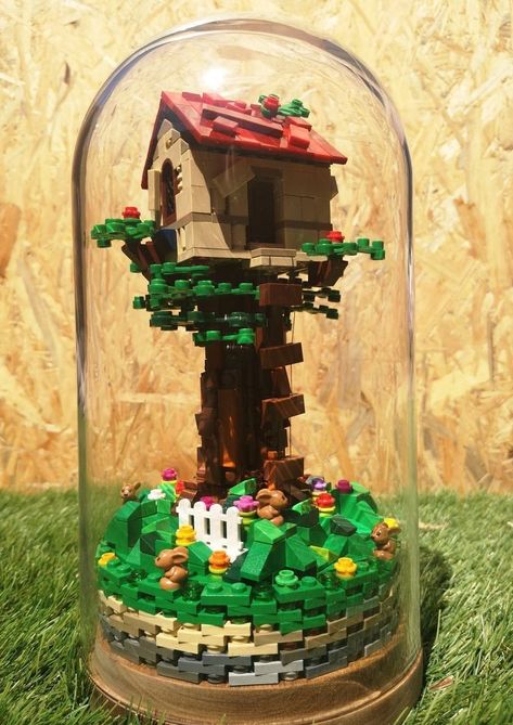 Lego Terrarium, Lego Treehouse, Lego Fairy, Lego App, Best Lego Sets, Micro Lego, Lego Lovers, Lego Activities, Amazing Lego Creations