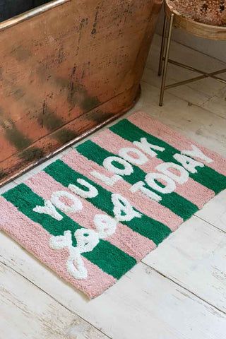 Quirky Bathmats & Towels | Rockett St George Bath Mats Bathroom Ideas, College Apartment Bathroom, Fun Bath Mats, Teen Bathroom, Traditional Chandeliers, Fairy Lights In Trees, Green Bath Mat, Trendy Lifestyle, Kitchen Accessories Storage