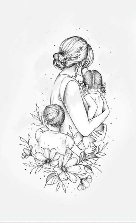 Mama Tattoos, Mutterschaft Tattoos, Mother And Baby Tattoo, Cute Tattoos With Meaning, Motherhood Tattoos, Baby Tattoo Designs, Mama Tattoo, Mom Tattoo Designs, Mommy Tattoos