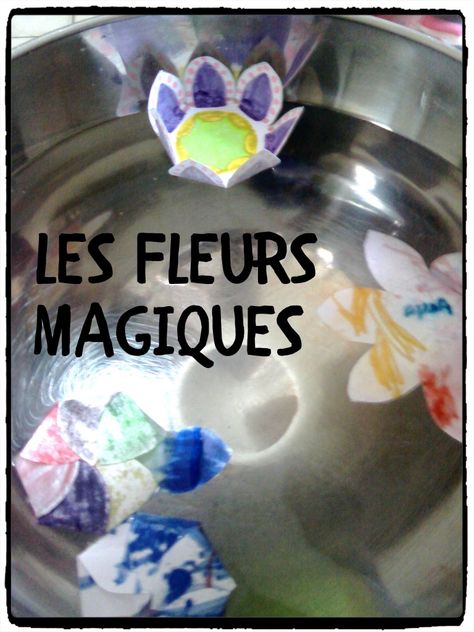 C’est sur le site de Pandacraft que j’ai trouvé cette idée et nous l’avons reproduit à la maison avec les filles. Il suffit de dessiner ou imprimer des gabarits de fleurs. Je vous laisse le PDF Pandacraft ici : modeles-fleurs-magiques Puis les enfants les décore. Nous nous les avons décorés avec des feutres mais je pense qu’il est préférable de les colorier avec des crayons de couleur. En effet, certaines de nos fleurs ont coulées avant de s’ouvrir, je pense que le feutre a épongé l’eau et donc Science Experience, Noel Diy, Family Diy, Preschool Science, Indoor Activities For Kids, French Lessons, Escape Game, Science For Kids, Science Projects