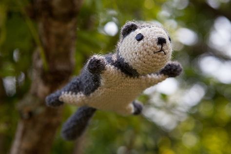 Japanese dwarf flying #squirrel Japanese Flying Squirrel, Japanese Magazine, Lady Boutique, Flying Squirrel, Tiny Dolls, Woodland Creatures, Cute Toys, Cute Crafts, Crochet Animals