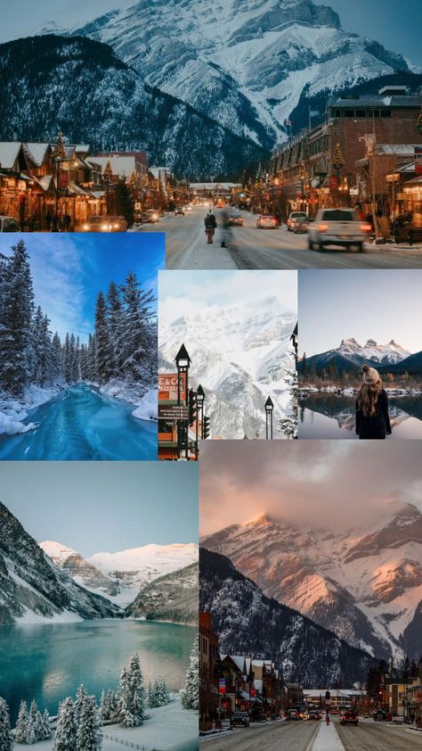 #banff #winter #travel Winter Photo Ideas, Banff Winter, Winter Photo, Winter Travel, Mount Everest, Photo Ideas, Natural Landmarks, Travel, Nature