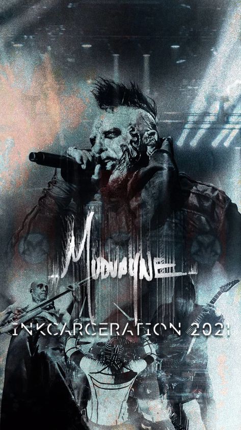 Mudvayne Poster, Chad Gray, Rock Guitarist, Alt Rock, Alternative Metal, Heavy Metal Music, Band Stuff, Metal Music, Concert Posters