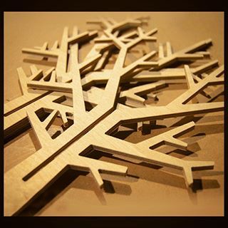 Coming soon to a (Icon&Co) web shop near you! Our interlocking display trees have been miniaturised to a desktop / mantelpiece top / tabletop whatever-you-like-top version, & cut from 3mm plywood, to great, stylish & understated effect.  Watch this space #giftsforher #giftideas #tree #retaildisplay #plywood #ply #rusticdecor #display #iconandco Ply Board Diy Ideas, Display Tree Diy, Plywood Tree, Cardboard Tree, Tree Props, Display Tree, A Icon, Tree Display, 3d Tree