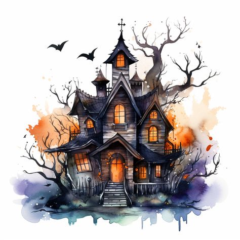 📌 What's wrong with this picture? 📌 Haunted House Clipart, Photorealistic Portraits, Spooky Castles, Shopping Clipart, Bathroom Ambiance, Bathroom Wall Stickers, Bathroom Decals, Casa Halloween, Abstract Art Images