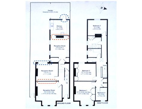 Scenario: Beth Dadswell and Andrew Wilbourne, a creative couple with a young son, become their own clients when they take on the renovation of a 1,750 London Terrace House Interior, Victorian House Uk, Semi Detached House Extension, Victorian House Floor Plans, Victorian House London, Victorian Kitchen Extension, Victorian Semi Detached House, Terrace House Interior, Victorian Terrace Renovation