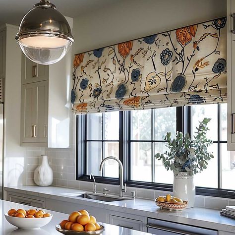 Simple Yet Stunning Kitchen Window Valance Ideas for Any Home • 333+ Inspiring Lifestyle Ideas Window Valance Ideas Kitchen, Modern Valance Ideas, Kitchen Sink Window Treatments, Modern Kitchen Window Treatments, Window Valance Ideas, Curtain Sheers, Modern Valances, Modern Kitchen Window, Kitchen Window Coverings