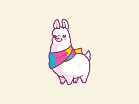 Llama Prints by Carlos Puentes | cpuentesdesign | Dribbble | Dribbble Alpaca Drawing, Llama Drawing, Animal Outline, Llama Print, 타이포그래피 포스터 디자인, Outline Illustration, Logo Making, 로고 디자인, Cute Characters