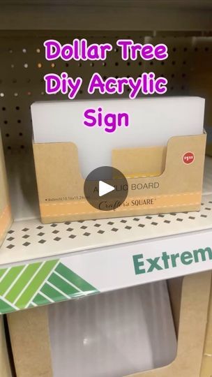 6.3K reactions · 248 shares | Easy and cheap to create acrylic sign from dollar tree 👍

#diy #acrylicsigns #cricut #crafts #handmade #smallbusiness #mars #businesswoman #crafting #asmr #asmrsounds | 𝗛𝗮𝗻𝗱𝗺𝗮𝗱𝗲 𝗦𝗵𝗼𝗽 ︎ ︎ ✌︎ | girl in red · we fell in love in october Dollar Tree Poster Board Ideas, Vendor Items To Sell, Diy Dollar Tree Cricut Projects, Diy Wall Signs Wood, Diy Small Business Sign, Display Signs At Craft Show, Diy Vendor Display Ideas Dollar Tree, Acrylic Board Ideas, Dollar Store Cricut Projects