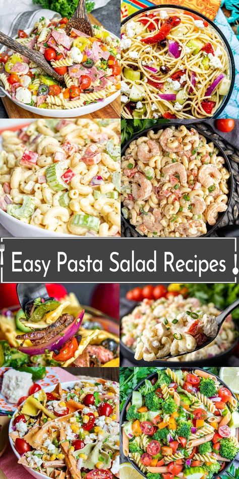 Easy Pasta Salads, Easy Pasta Salad Recipes, Favorite Pasta Salad, The Best Pasta Salad, Healthy Food Habits, Easy Pasta Salad Recipe, Best Pasta, Best Pasta Salad, Best Pasta Recipes