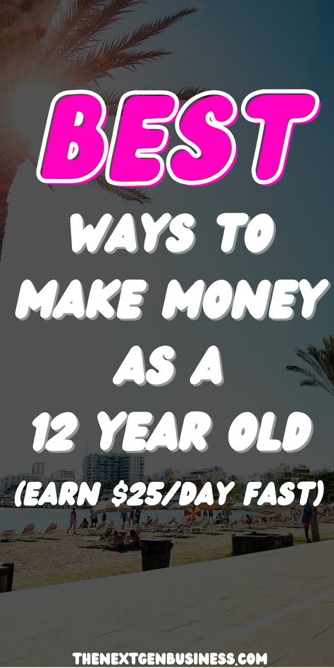 It is not uncommon to want to make money as a 12 year old. Here are the 8 best ways to make money as a 12 year old fast. Summer Ideas For Preteens, Ways To Get Money As A Teen, Ways For Kids To Make Money In Summer, Ways To Make Money At 12, Things To Sell As A Teen, Ways To Make Money 12-15 Online, Jobs For 12 Year, Jobs For 12-15, Things To Sell For A Small Business Ideas