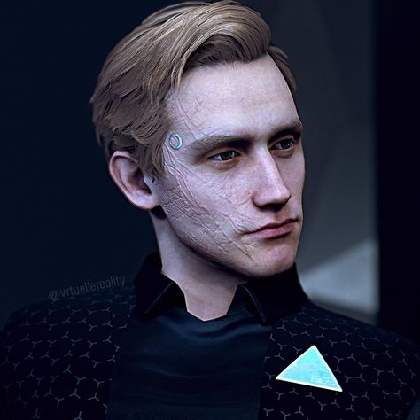 Detroit Become Human Connor, Detroit Being Human, Detroit Become Human, Made By Me, Thread, Human, On Twitter, Twitter, Black