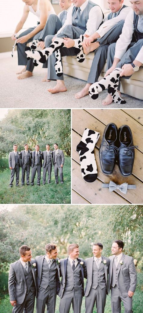 https://www.pinterest.com/pin/91620173648884323/ Cow Print Wedding Cake, Cow Themed Wedding, Dairy Farm Wedding, Cow Wedding, Farm Wedding Ceremony, Farm Wedding Reception, Cow Socks, Ben Ben, Tent Wedding Reception