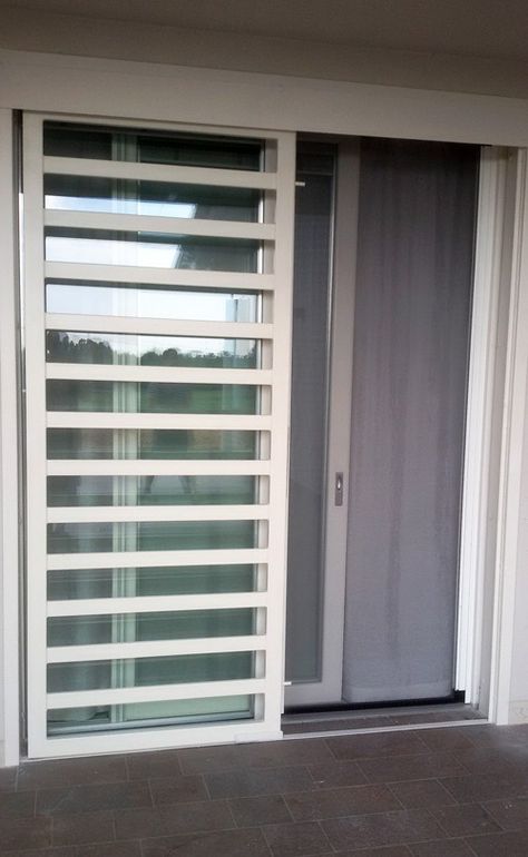 Balcony Door Design, Modern Window Grill, Home Window Grill Design, Luxury Balcony, Door And Window Design, Apartment Simple, Window Grill Design Modern, Diy Balcony, Steel Door Design