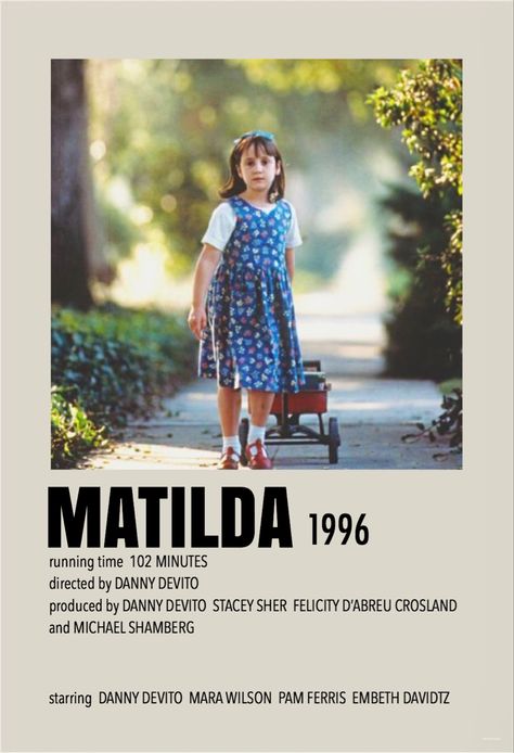 Minimalist/polaroid movie poster by me Matilda Minimalist Poster, Matilda Polaroid Poster, Matilda Movie Aesthetic, Movie Posters Polaroid, Matilda Movie Poster, Matilda Poster, Polaroid Movies, Movie Poster Polaroid, Matilda Movie