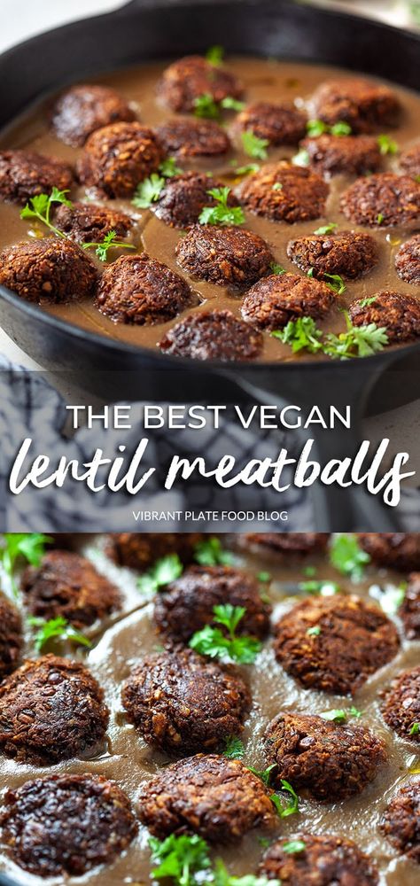 Vegan Lentil Meatballs, Vegan Meatballs Recipe, Lentils Vegan, Lentil Meatballs, Vegan Meatloaf, Vegetarian Meatballs, Canned Lentils, Outside Light, Lentil Dishes