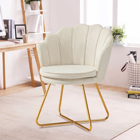 Buy Furniliving Khaki Velvet Barrel Makeup Accent Chair Leisure Club Chair Mid Century Modern Vanity Stool at Walmart.com Chic Accent Chairs, Mid Century Modern Vanity, Chair Mid Century, Accent Chairs & Armchairs, Velvet Accent Chair, Vanity Chair, Guest Chair, Mid Century Modern Chair, Vanity Stool