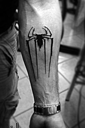 Marvel Tattoo Ideas For Men, Spider Man Themed Tattoos, Spiderman Tatoos Ideas, Spiderman Related Tattoos, Cool Spiderman Tattoos, Spider Man Forearm Tattoo, Spiderman Tattoo, Marvel Tattoos, Forearm Tattoo Men