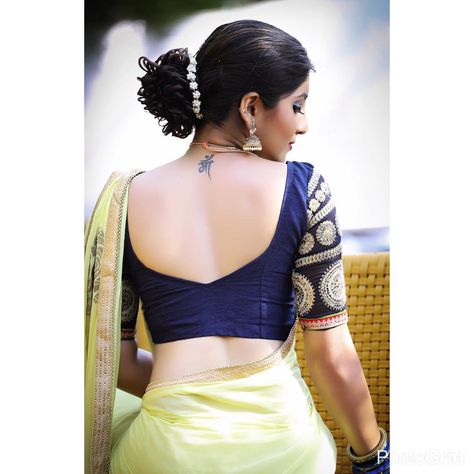 4,469 Likes, 67 Comments - Rutu (@rutuja26) on Instagram: “” Sonarika Bhadoria, Sari Design, Backless Blouse Designs, Blouse Design Images, Blouse Back, Salwar Designs, Sari Blouse Designs, Indian Saree Blouses Designs, Blouse Designs Indian