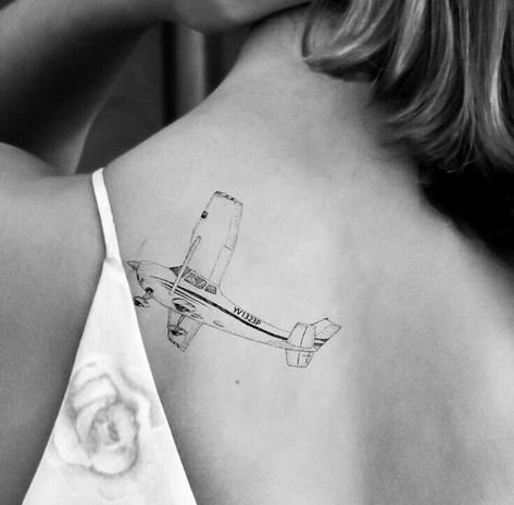 210+ Inspiring Aviation Tattoos Designs (2023) Airplane and Pilot - TattoosBoyGirl Aircraft Tattoo, Aviation Tattoo, Pilot Tattoo, Airplane Tattoo, Plane Tattoo, Airplane Tattoos, Girl Back Tattoos, Wing Tattoo Designs, Tattoo Arm