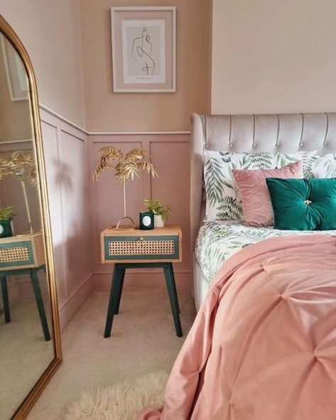 📸 @ourwoodfield3storey Adding assets to your room can help add character means you can easily change the vibe you are trying to achieve with you room. Valentines Bedroom, Ottoman Bed Frame, Bedside Table Grey, Paris Bedroom, Barbie Aesthetic, Old Beds, Simple Bed, Ottoman Bed, Upholstered Ottoman