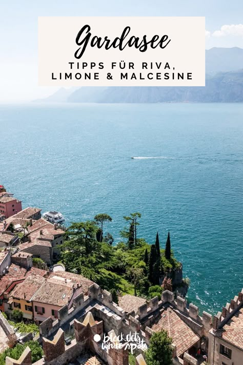 Urlaub am Gardasee in Norditalien – Tipps für Riva, Limone und Malcesine Holidays Around The World, Travel Inspo, Travel Bucket List, City Guide, Italy Travel, Travel Fun, Places To Travel, Travel Inspiration, Travel Guide