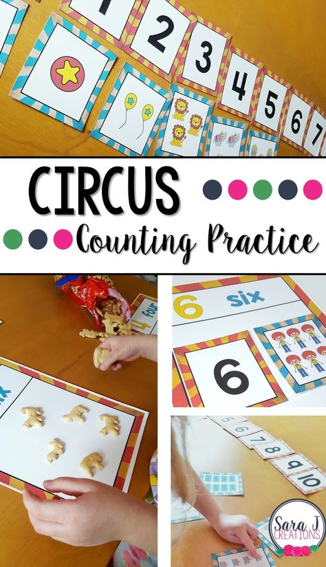 Circus Preschool, Circus Week, Circus Games, Sequencing Numbers, Preschool Circus, Kiddie Academy, Circus Ideas, Circus Activities, Circus Crafts