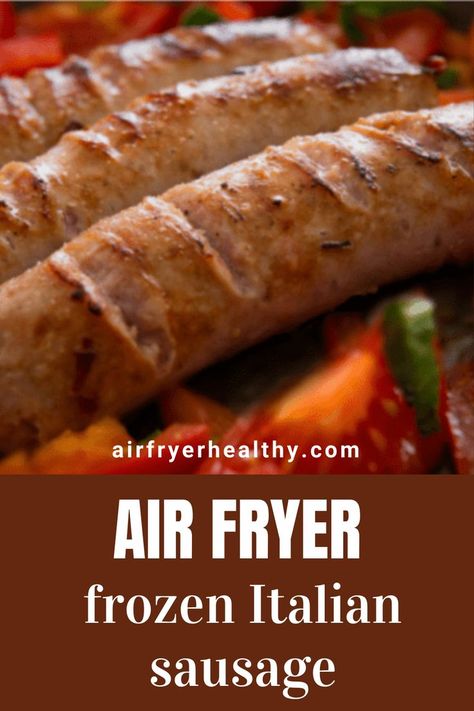 Italian Sausage In Air Fryer, Sausage In Air Fryer, Hot Sausage, Hot Italian Sausage, Meal Of The Day, Did You Eat, Air Fryer Recipes Easy, Gluten Free Cooking, Peppers And Onions