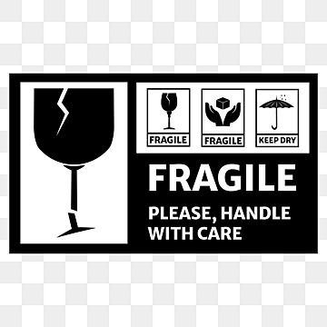 Cute Fragile Sticker Design, White Png Transparent, Ipad Case Stickers, Black And White Png, Fragile Sticker, Fragile Label, Carton Design, Sticker Design Inspiration, White Png