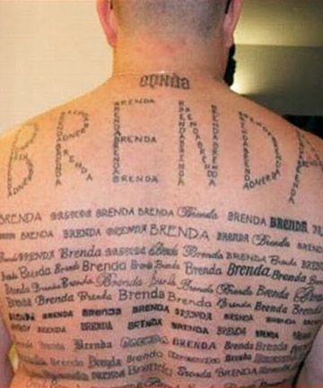 A Obsession With Brenda Man Tattoos, Beatles Quotes, Places To Get Tattoos, Funny Wedding Pictures, Tattoo Fails, Weird Tattoos, Bad Tattoos, Aesthetic Clinic, Funny Tattoos