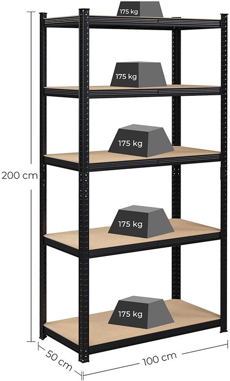 Workshop Shelves, Steel Shelving Unit, Movable Shelf, Heavy Duty Shelving, Warehouse Shelving, Utility Shelves, Metal Shelving Units, Steel Shelving, Shelving Systems