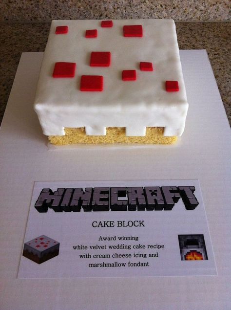 Minecraft Food, 귀여운 음식 그림, Marshmallow Fondant, Minecraft Birthday Party, Minecraft Cake, Minecraft Birthday, Ideas Minecraft, Minecraft Party, Minecraft Crafts