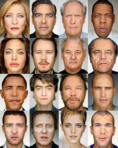 Martin Schoeller, Family Quiz, Average Face, Face Study, Sketch Artist, Very Scary, Celebrity Portraits, Imagine Dragons, Jolie Photo