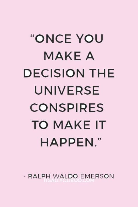 "Once you make a decision the universe conspires to make it happen" — Ralph Waldo Emerson. Want to know how to manifest your dream life? Click here for exactly how to manifest your dream life into reality. Plus, look out for these signs your dreams are manifesting. What’s your dream life look like? #DreamLife #Manifest #LawOfAttraction #Manifesting #LOA #Affirmations #Abundance #ManifestLove #LawOfVibration #YourVibeYourLife #PositiveMindset #Affirm #Believe #Vibration Spiritual Awakening Signs, Dream Symbols, Vision Board Manifestation, Law Of Attraction Tips, Manifestation Journal, Manifestation Affirmations, Manifestation Quotes, How To Manifest, Make It Happen