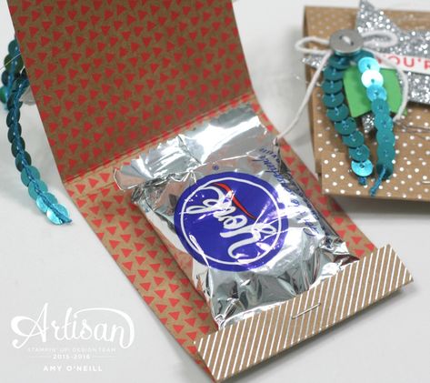 Matchbook Treats — Stampin’ Up! Artisan Blog Hop | Matchbook Favors, Christmas Treats Holders, Paper Accessories, Treat Holders, Candy Crafts, Christmas Favors, Gifts For Boyfriend, Candy Holder, Treat Holder