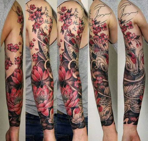 Floral Tatoos, Japanese Forearm Tattoo, Tato Maori, Bodysuit Tattoos, Japanese Tattoos For Men, Japanese Flower Tattoo, Full Sleeve Tattoo Design, Tattoos For Women Half Sleeve, Floral Tattoo Sleeve