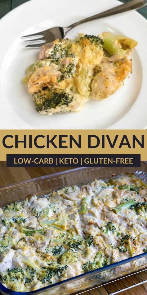 Chicken Divan Casserole, Baked Dish, Parmesan Cheese Sauce, Chicken Divan, Healthy Low Carb Dinners, Low Carb Low Fat Recipes, Breakfast Low Carb, Low Carb Casseroles, Broccoli Recipe