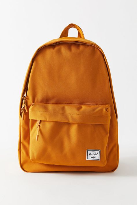 Herschel Supply Co. Classic 24L Backpack | Urban Outfitters Herschel Rucksack, Cute Backpacks For School, Herschel Bag, Yellow Backpack, Aesthetic Backpack, Hand Crochet Baby Blanket, Cute Backpacks, Herschel Supply Co, Herschel Supply