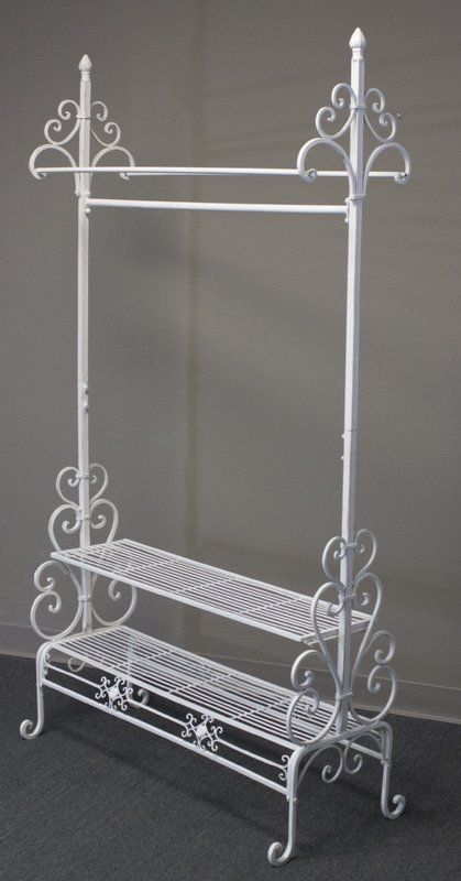 Orchid Design, Clothes Racks, Garment Rack, Metal Furniture Design, Farmhouse Traditional, Pretty Room, Garment Racks, Traditional Furniture, Iron Furniture