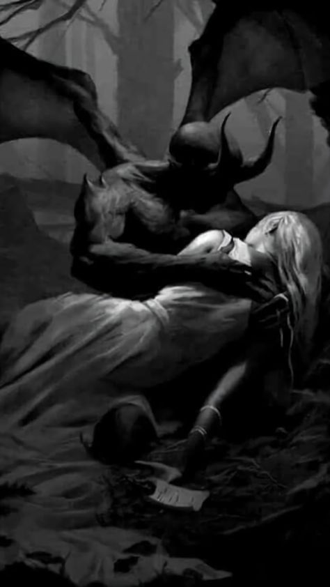 Arte Peculiar, Rennaissance Art, Dark Artwork, Dark Love, Macabre Art, Romance Art, Angel And Devil, Dark Art Illustrations, Beautiful Dark Art