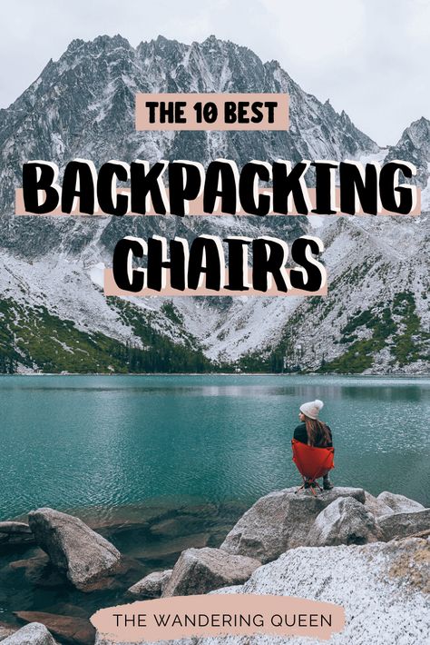 The Best Backpacking Chair In The Market - The Wandering Queen Day Hike Essentials, Hike Essentials, Backpack Chair, Hiking Gear List, Hiking Checklist, Ultralight Backpack, Camp Chairs, Hiking Supplies, Backpacking Chair